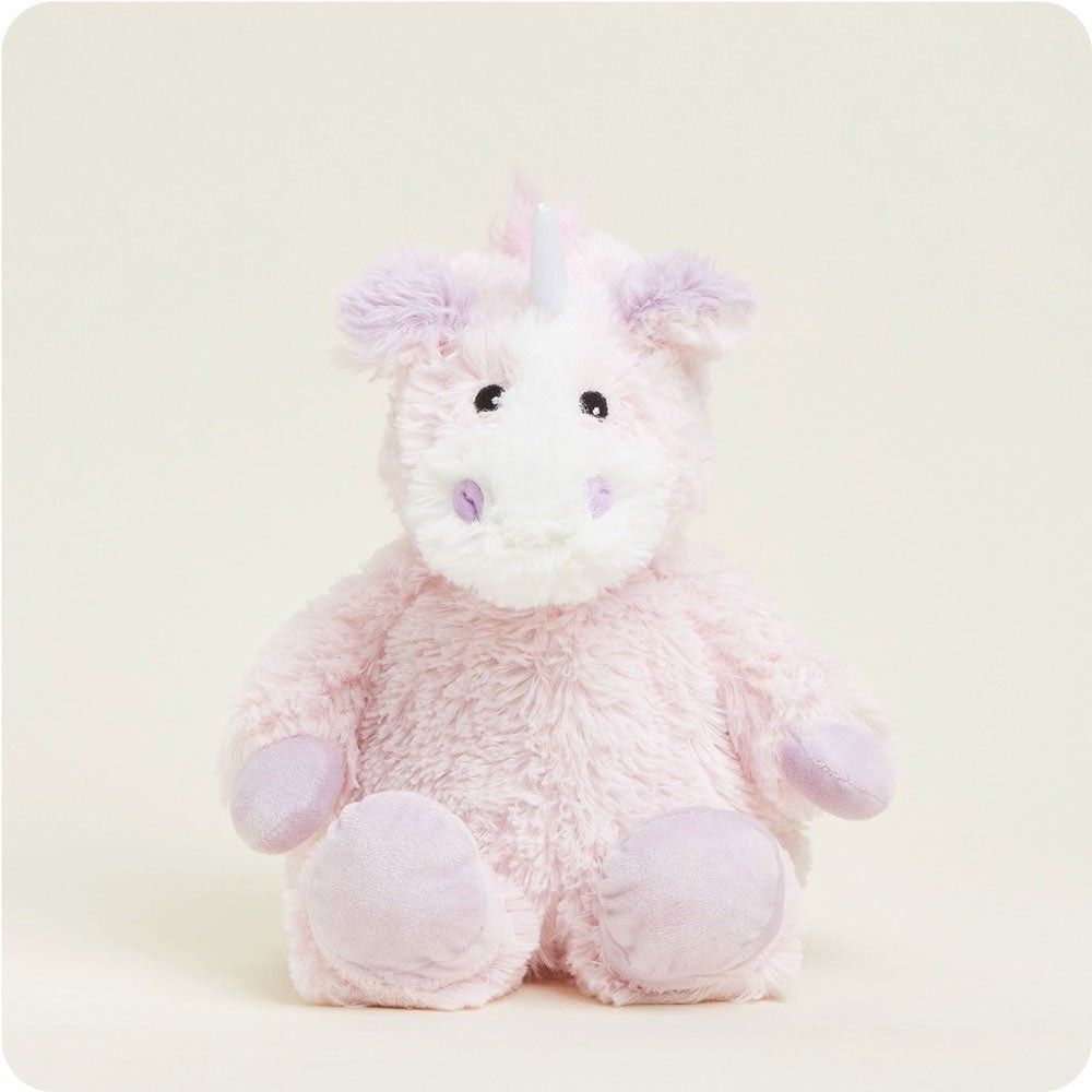 WARMIES 13" Microwavable Plush Stuffy Weighted Soft Cuddly Unicorn Lavender Calm